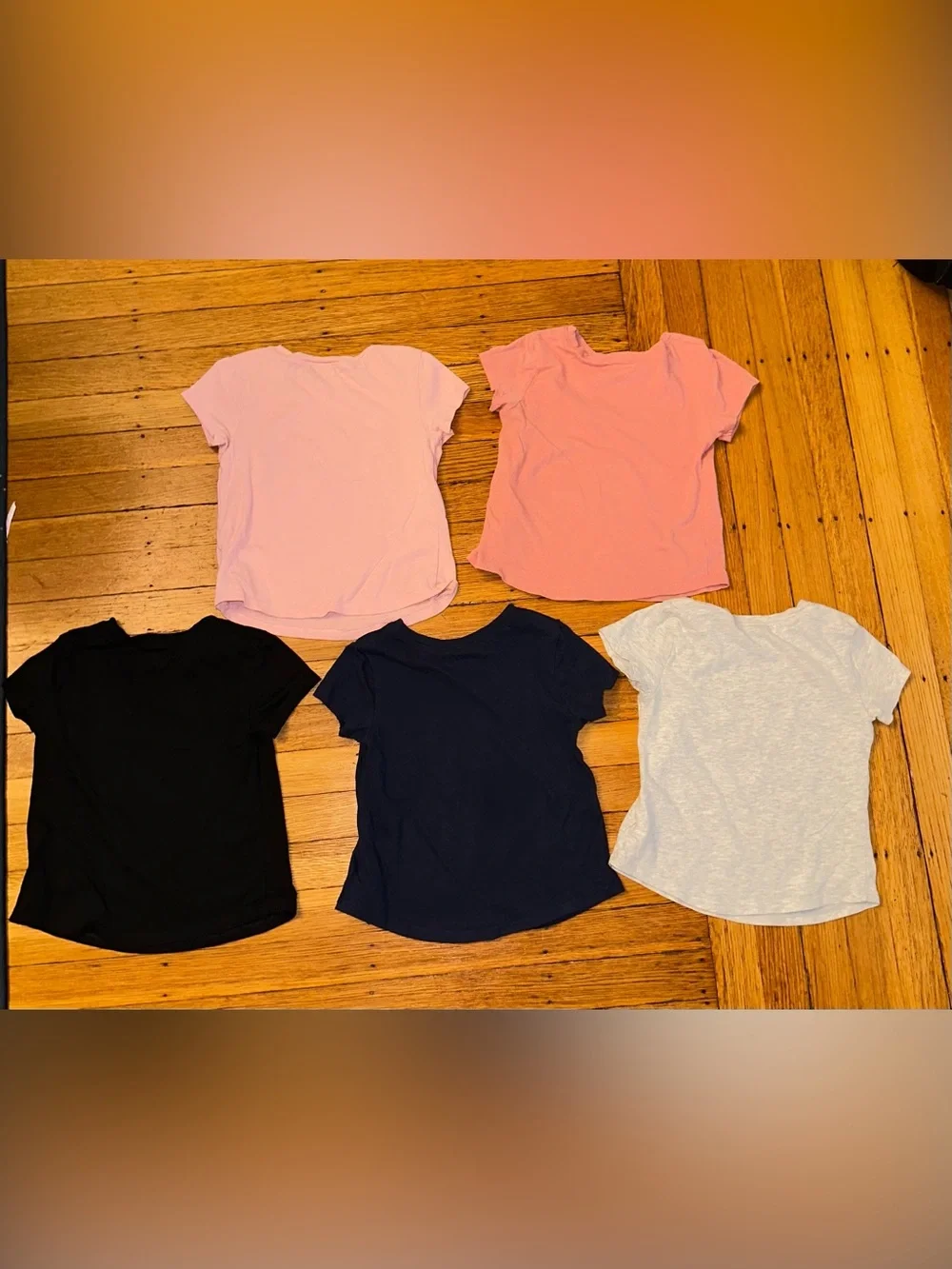 Old Navy kids 5-Pack Short Sleeve Tees size 3